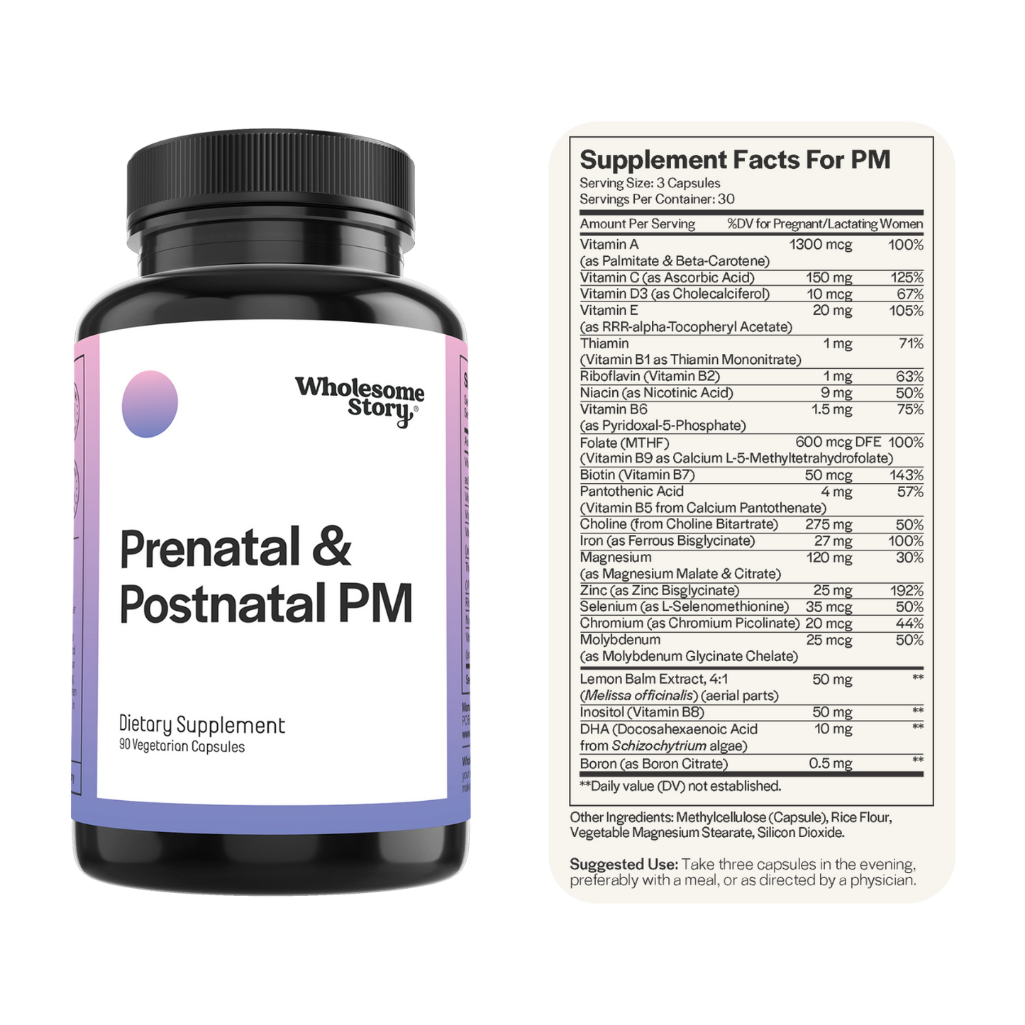 prenatal & postnatal | 2 bottles am & pm