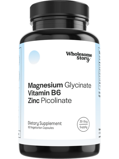 Magnesium Glycinate + Vitamin B6 + Zinc Picolinate
