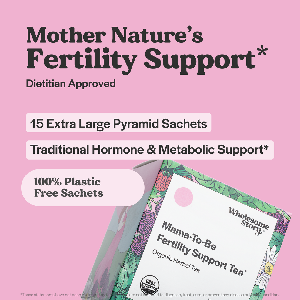 purely plants fertility tea Mama-To-Be Fertility Support Tea – Wholesome Story