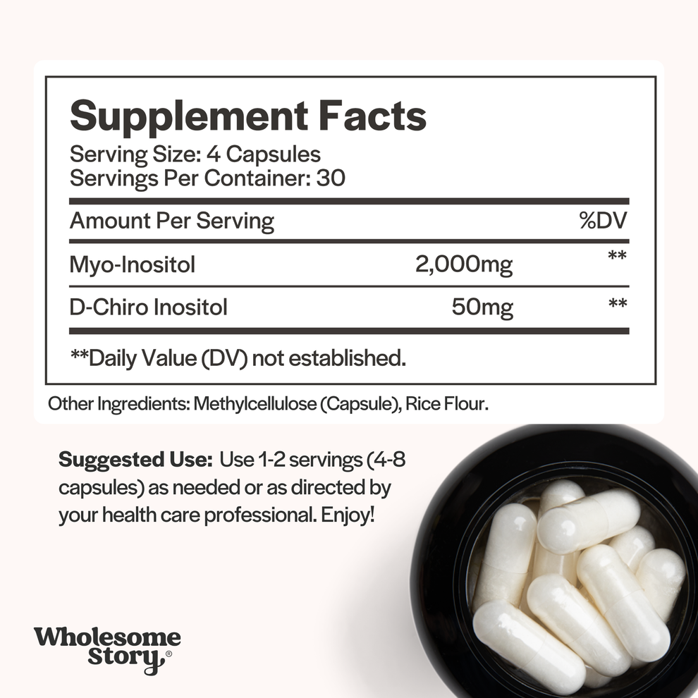 Myo-Inositol & D-Chiro Inositol – Wholesome Story
