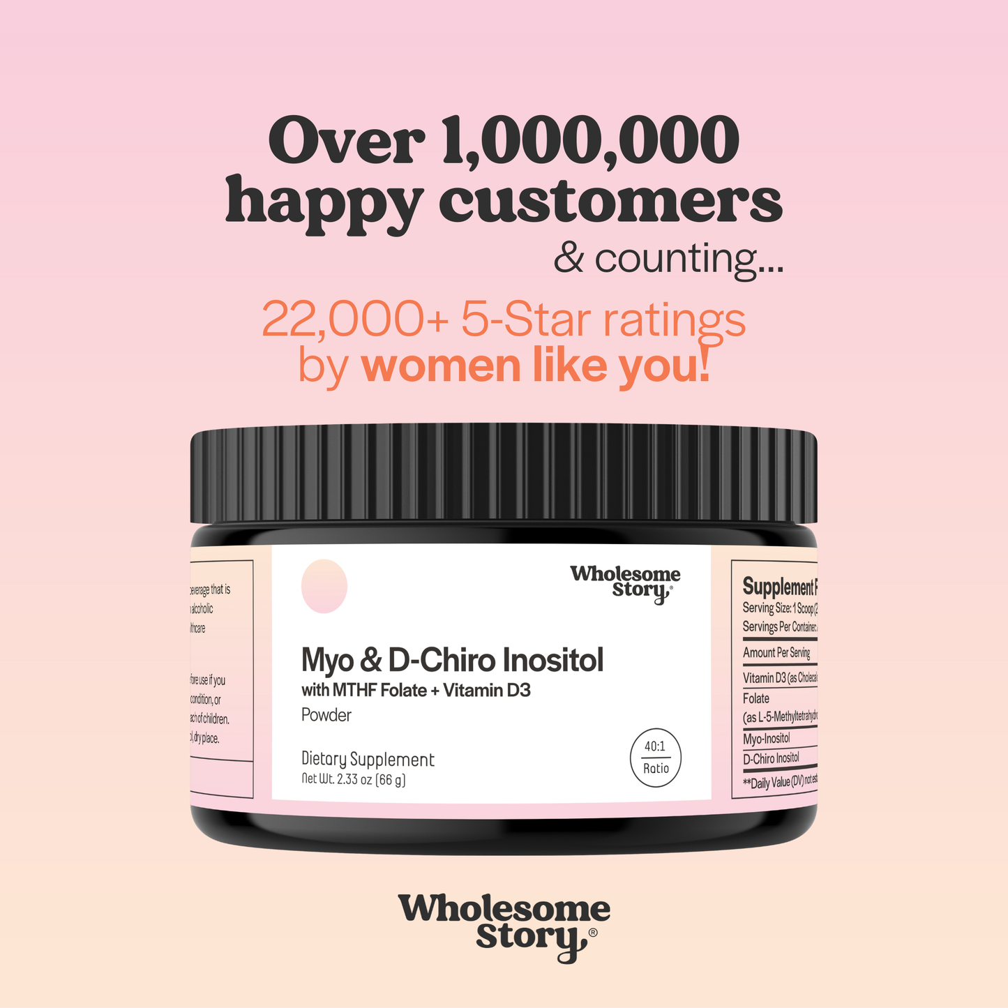 myo & d-chiro inositol + mthf folate & vitamin d3 powder