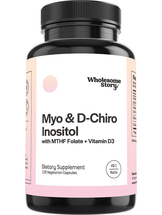 Myo-Inositol & D-Chiro Inositol + MTHF Folate + Vitamin D3