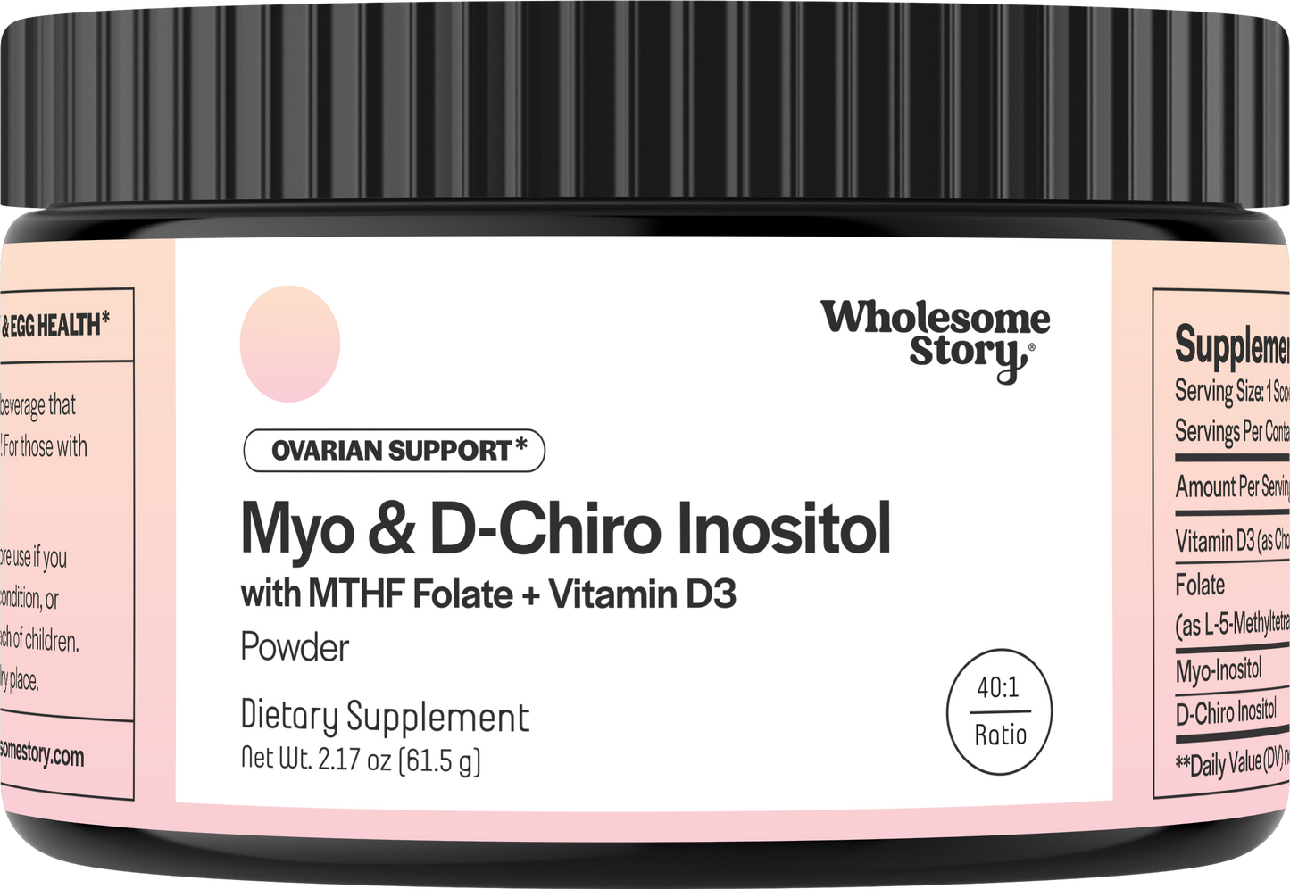 myo & d-chiro inositol + mthf folate & vitamin d3 powder - retail