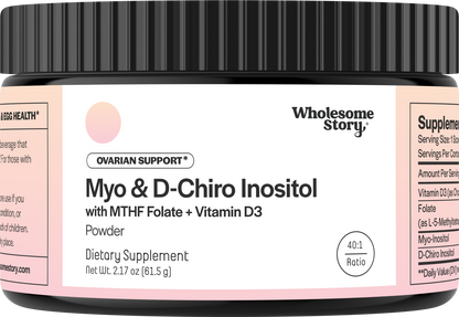 Myo & D-Chiro Inositol + MTHF Folate & Vitamin D3 Powder - Retail