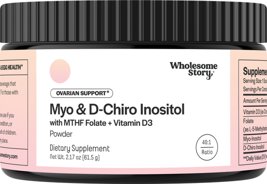 Myo & D-Chiro Inositol + MTHF Folate & Vitamin D3 Powder - Retail