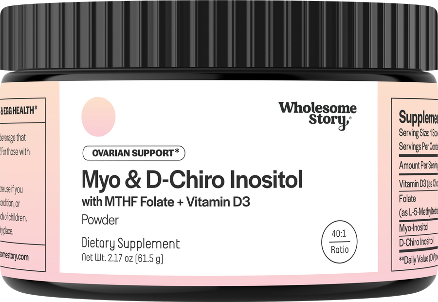 Myo & D-Chiro Inositol + MTHF Folate & Vitamin D3 Powder - Retail
