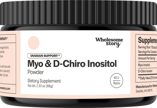 Myo-Inositol & D-Chiro Inositol Powder- 30 Day Supply - Retail Packaging