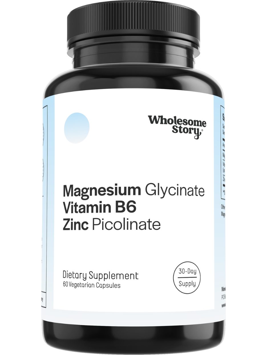 magnesium glycinate + vitamin b6 + zinc picolinate
