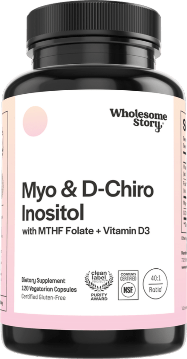Myo-Inositol & D-Chiro Inositol + MTHF Folate + Vitamin D3