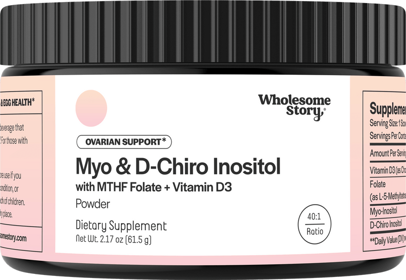 Myo & D-Chiro Inositol + MTHF Folate & Vitamin D3 Powder - Retail