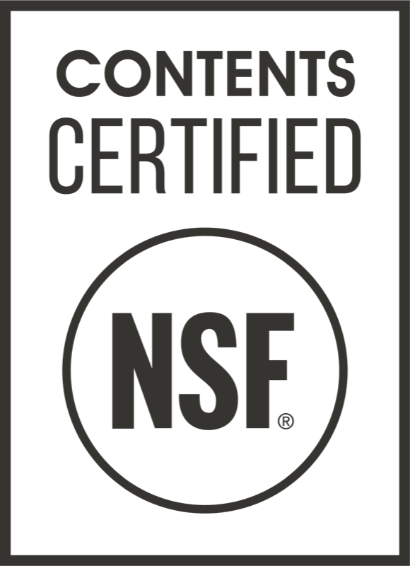 NSF Contents Certified seal